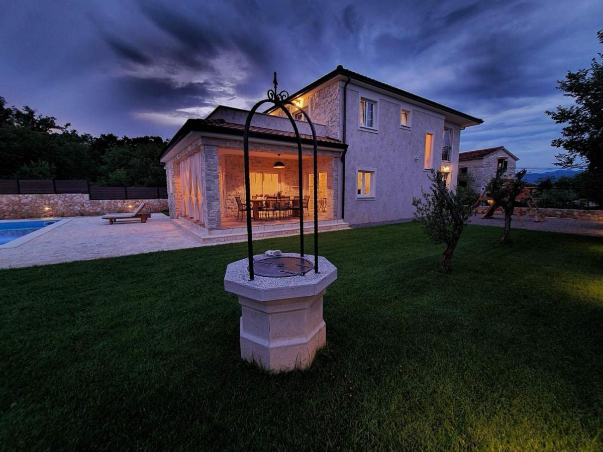 Villa Lulu Kamena Villa S Maslinikom Otok Krk Dobrinj Selo Gostinjac Krk Town Kültér fotó